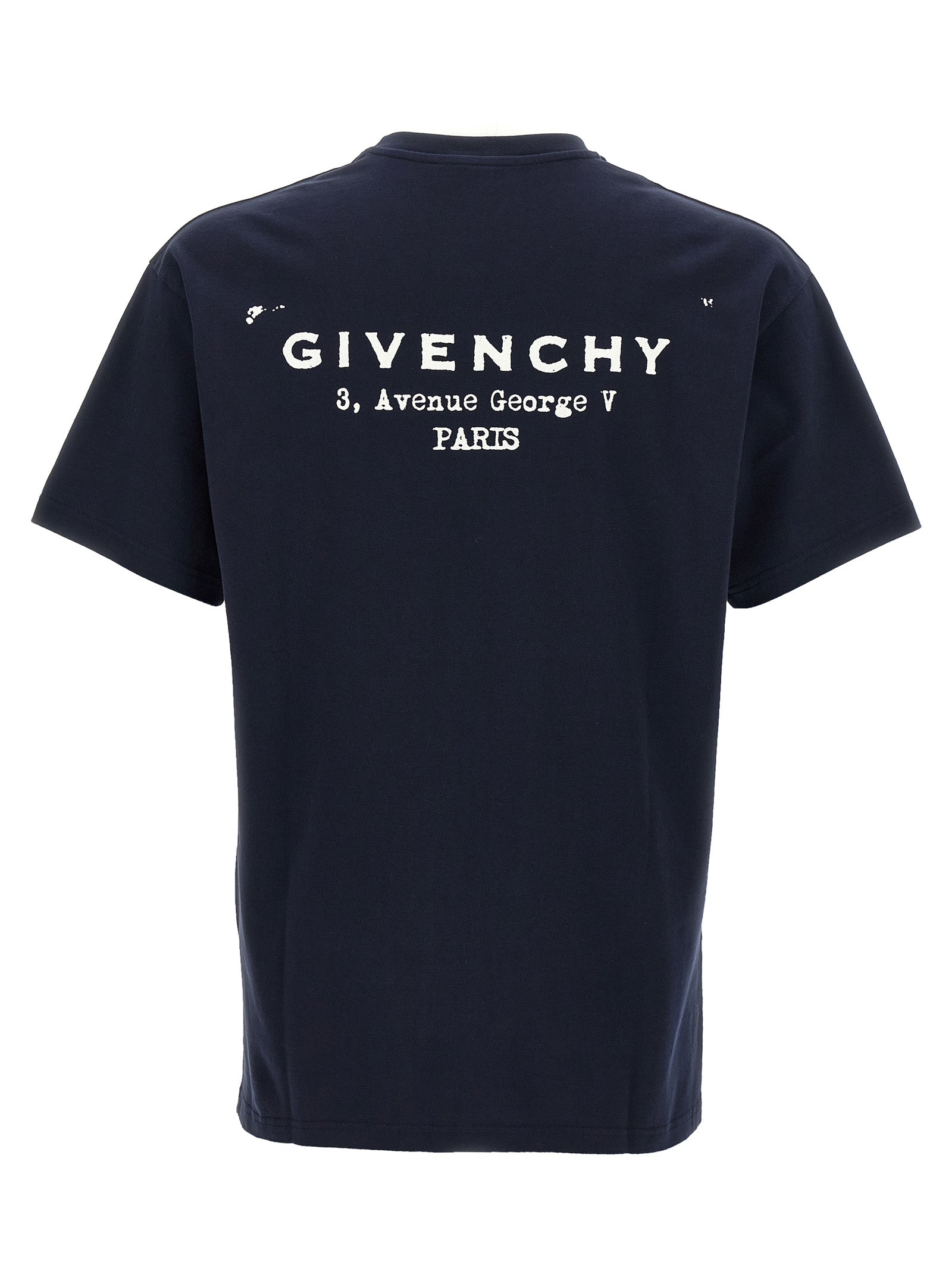 Blaues Baumwoll-T-Shirt