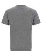 Graues Baumwoll-T-Shirt
