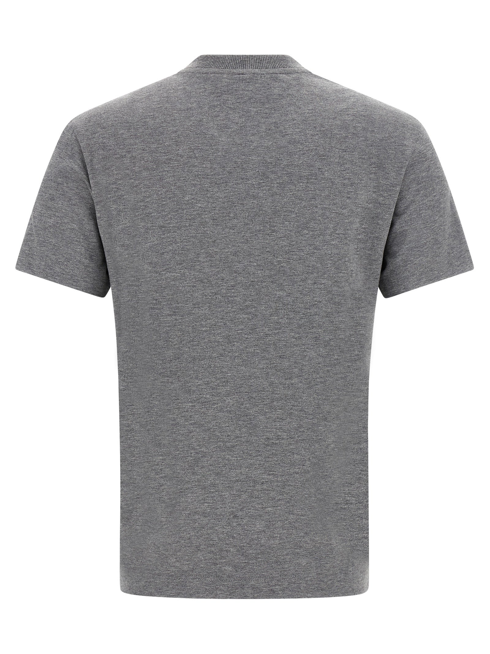 Graues Baumwoll-T-Shirt