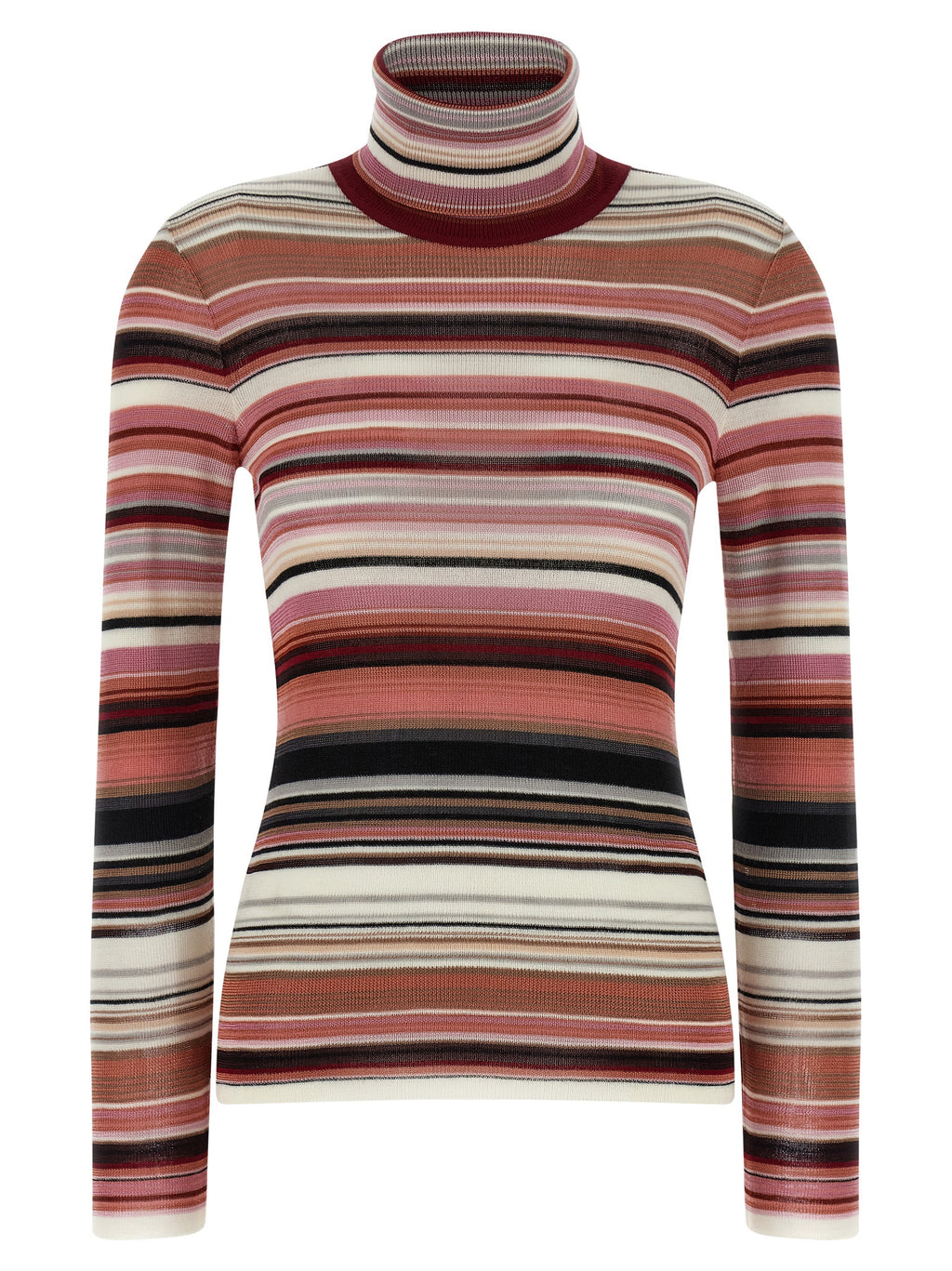 Mehrfarbige Strickjacke aus Viskose