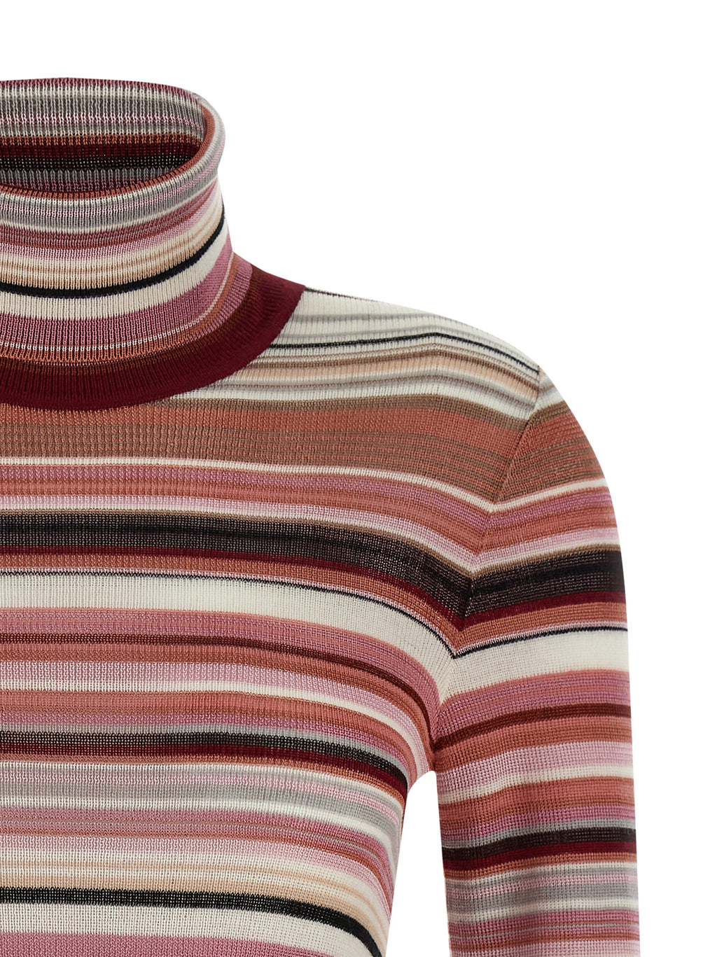Mehrfarbige Strickjacke aus Viskose