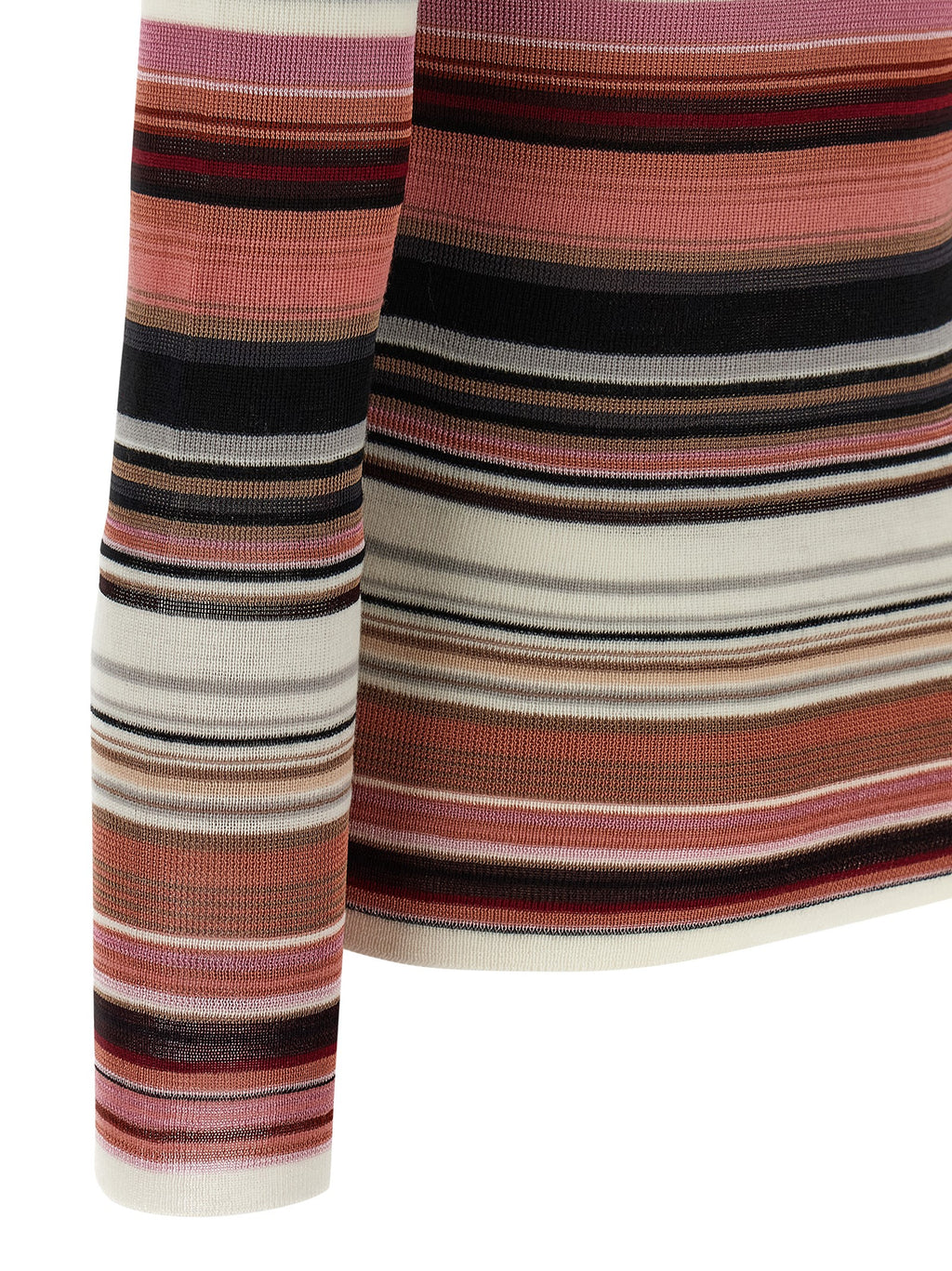 Mehrfarbige Strickjacke aus Viskose