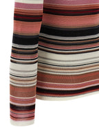 Mehrfarbige Strickjacke aus Viskose
