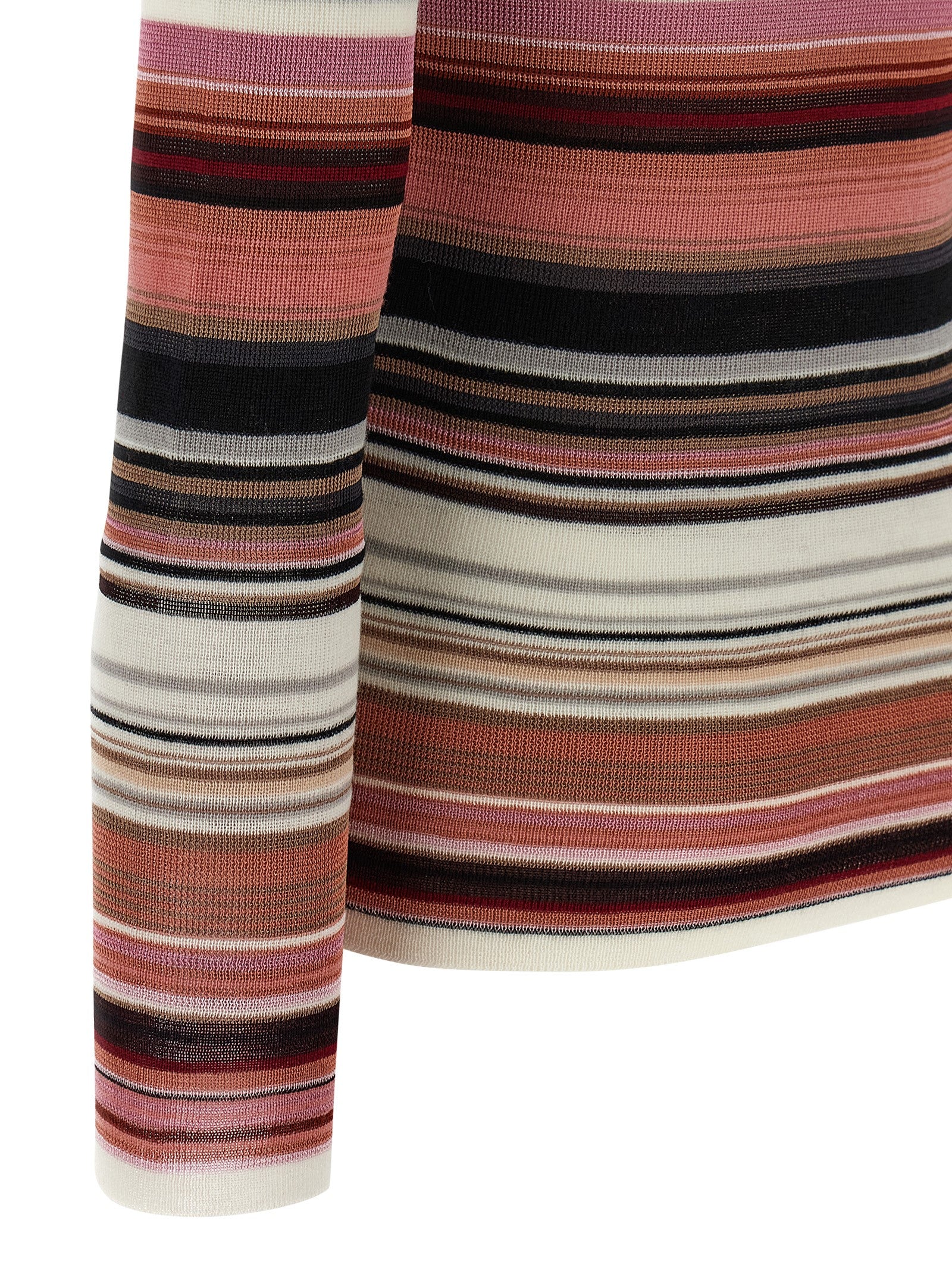 Mehrfarbige Strickjacke aus Viskose