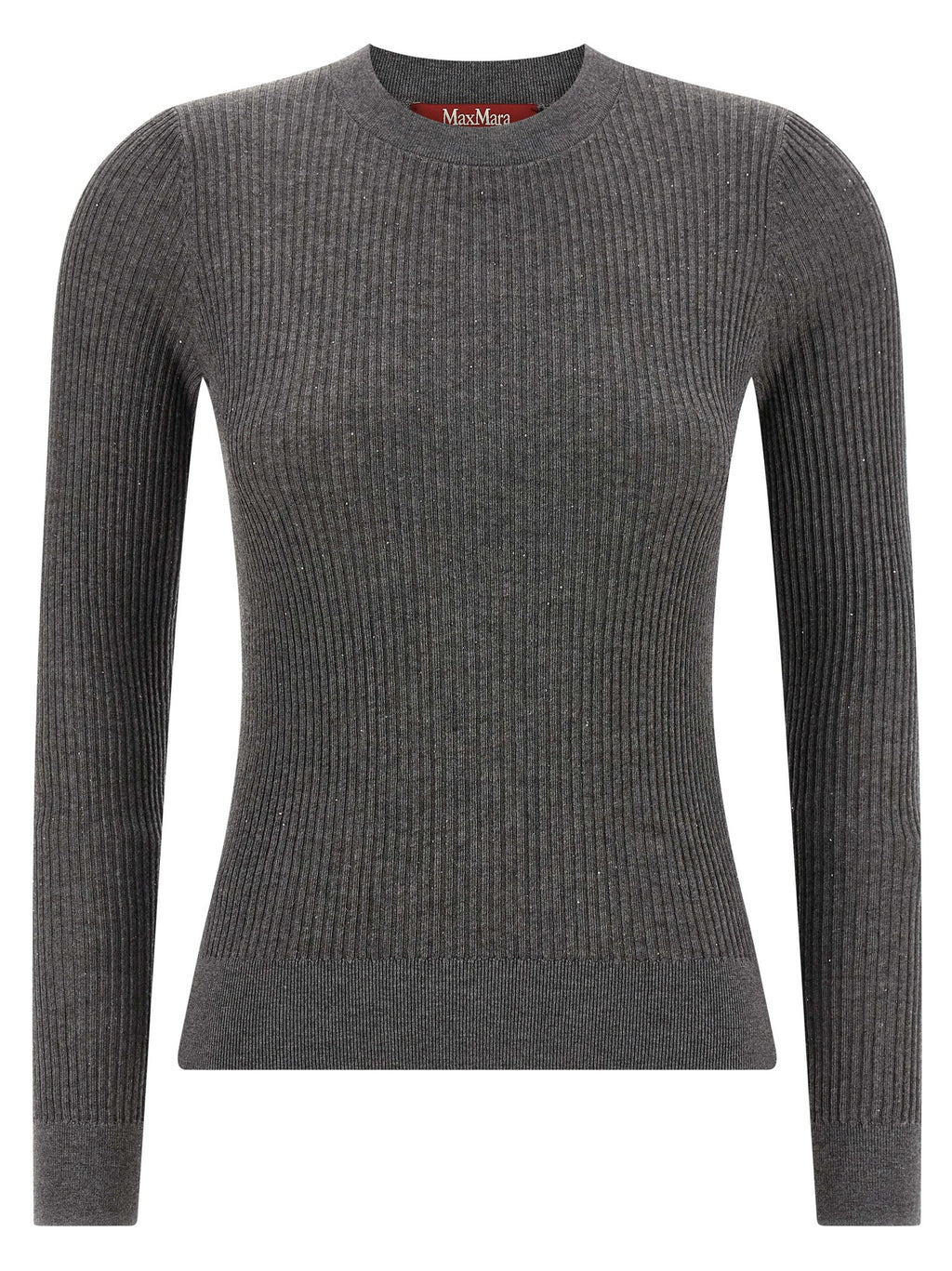 Grauer Seiden-Cardigan