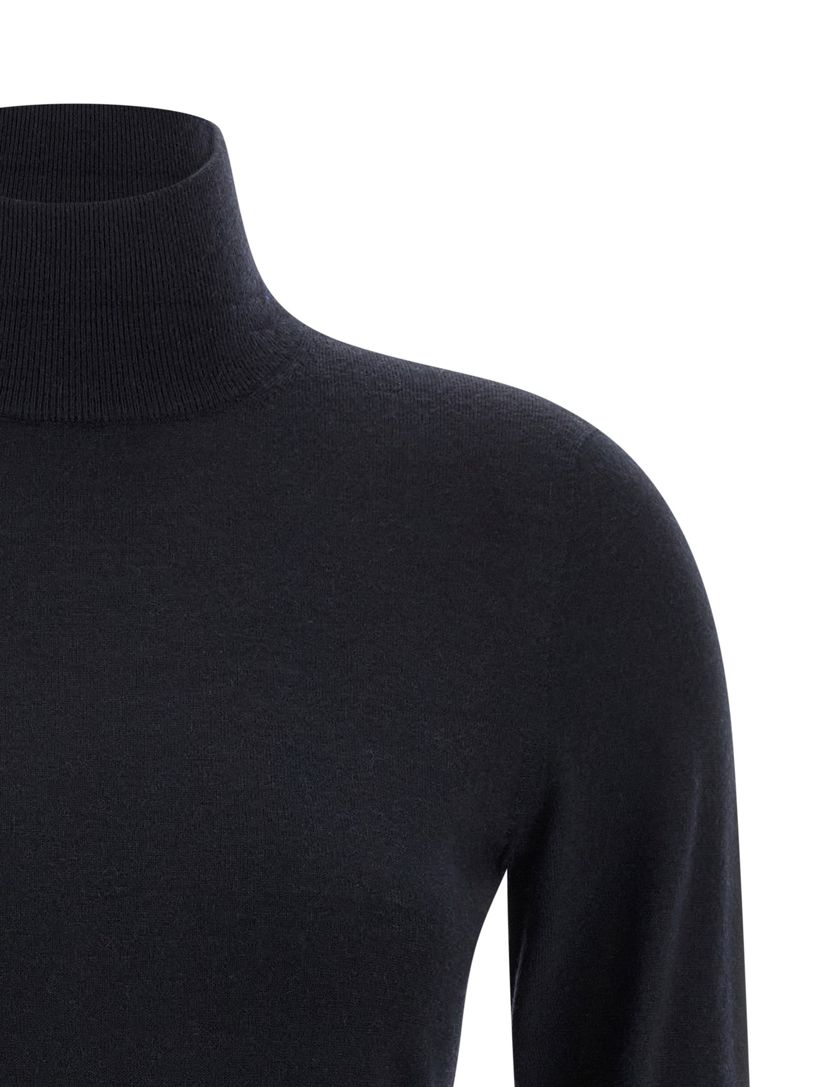 Blauer Kaschmir-Cardigan