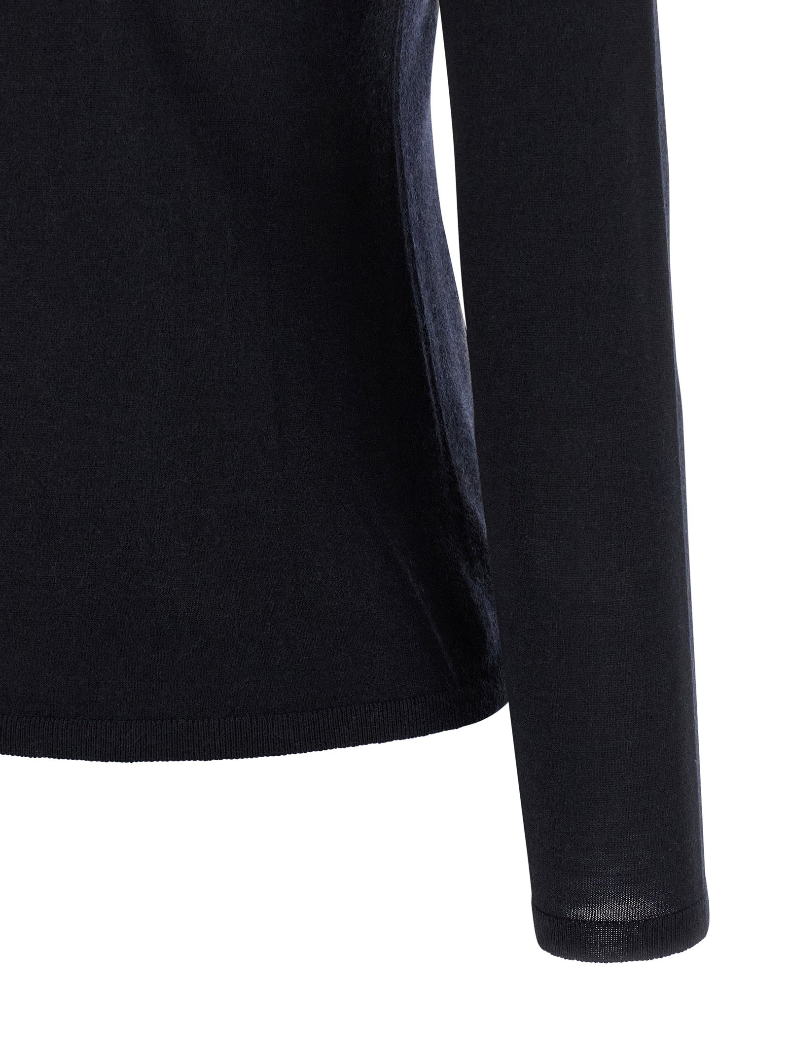 Blauer Kaschmir-Cardigan