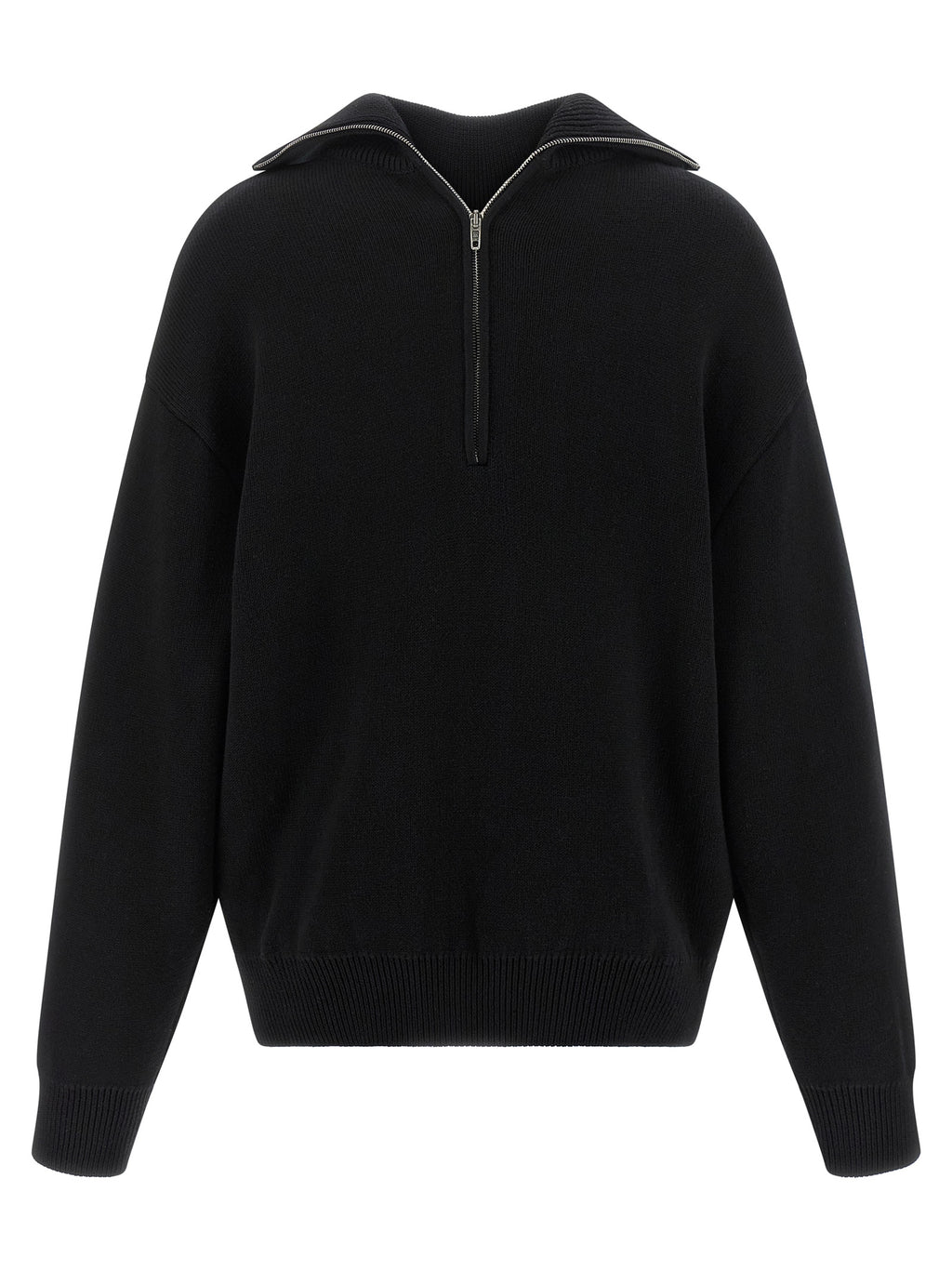 Schwarzer Baumwollcardigan