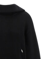 Schwarzer Baumwollcardigan