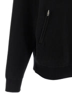 Schwarzer Baumwollcardigan