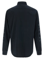 Schwarze Baumwollbluse