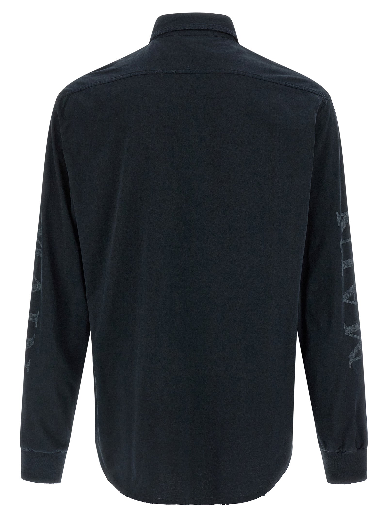 Schwarze Baumwollbluse