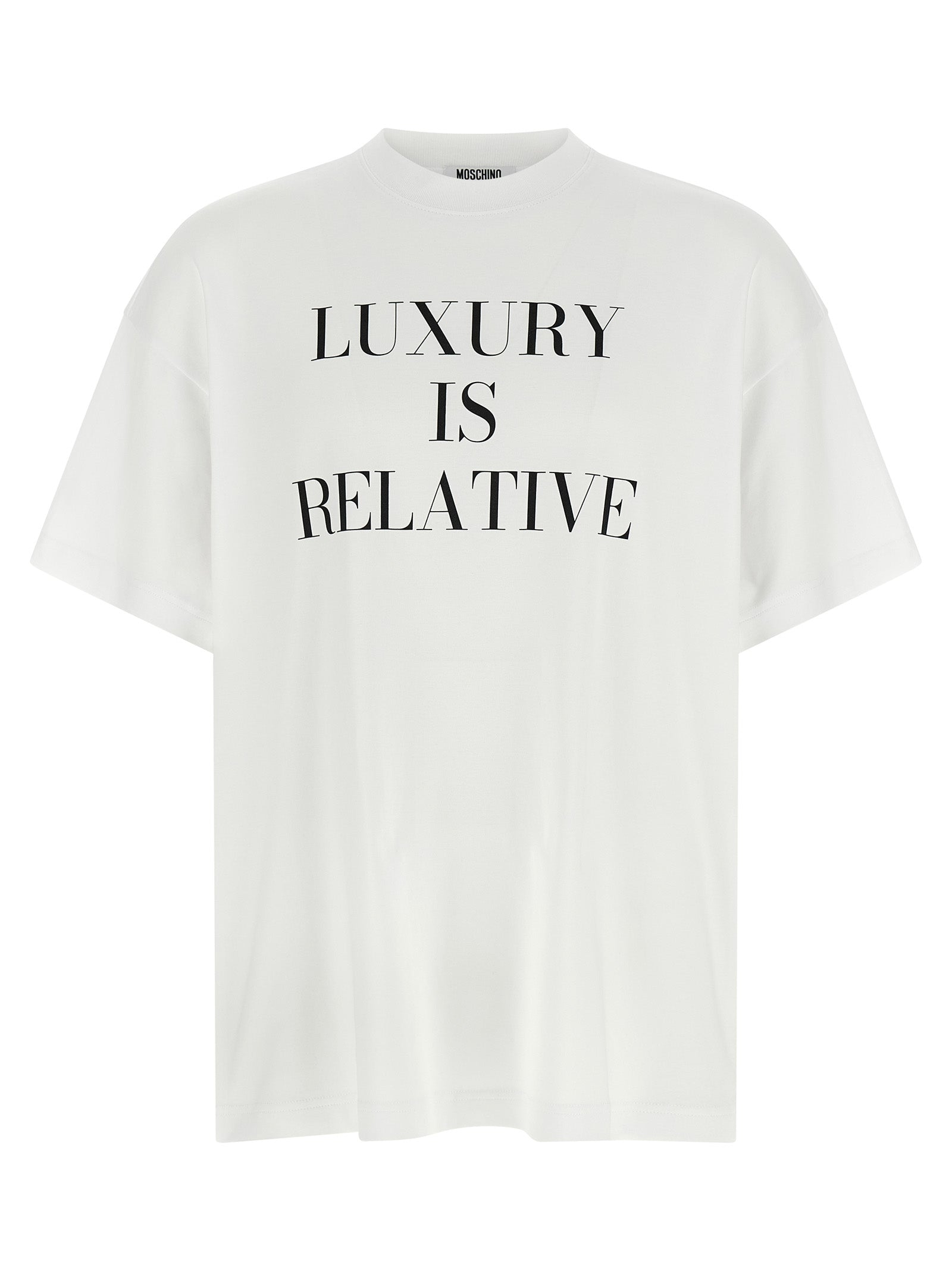 Weißes Baumwoll-T-Shirt