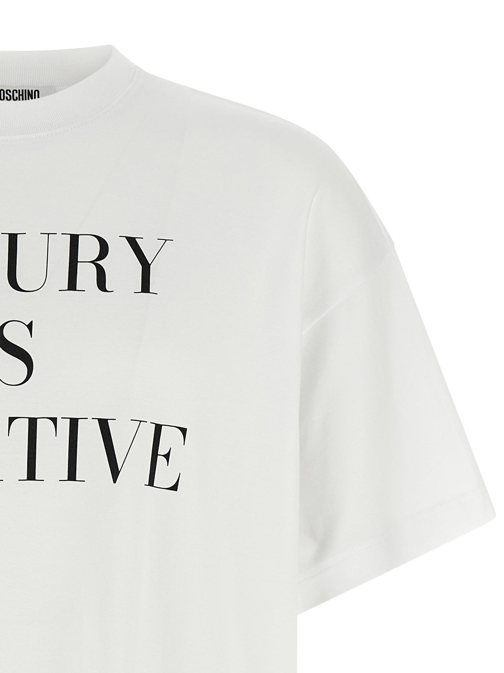 Weißes Baumwoll-T-Shirt
