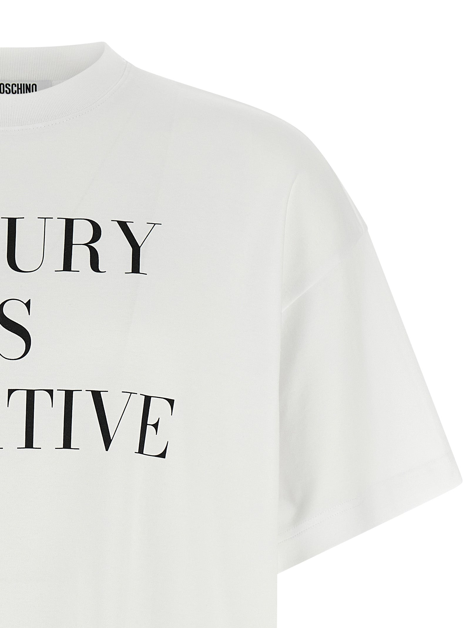 Weißes Baumwoll-T-Shirt