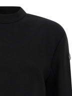 Schwarzer Sweatshirt aus Viskose
