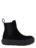 Schwarze Chelsea Boots aus Kalbsleder