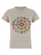 Graues Baumwoll-T-Shirt