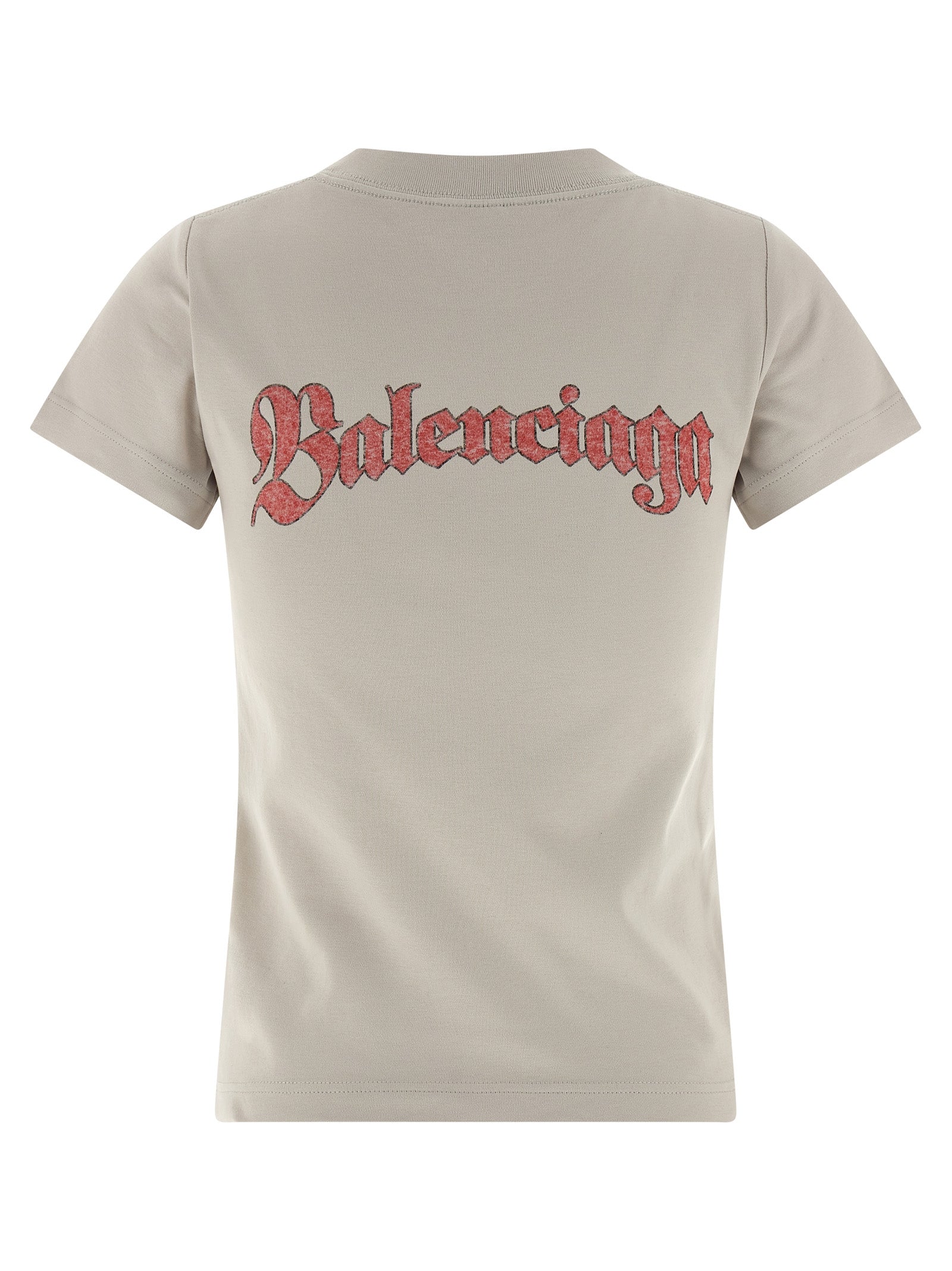 Graues Baumwoll-T-Shirt