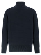Blauer Baumwollcardigan
