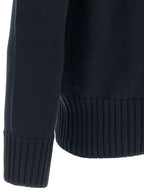 Blauer Baumwollcardigan