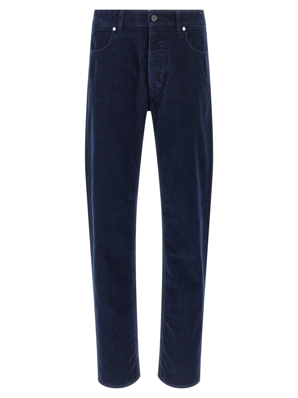 Blaue Baumwoll-Freizeithose