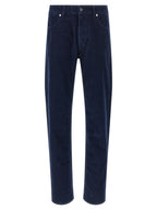 Blaue Baumwoll-Freizeithose