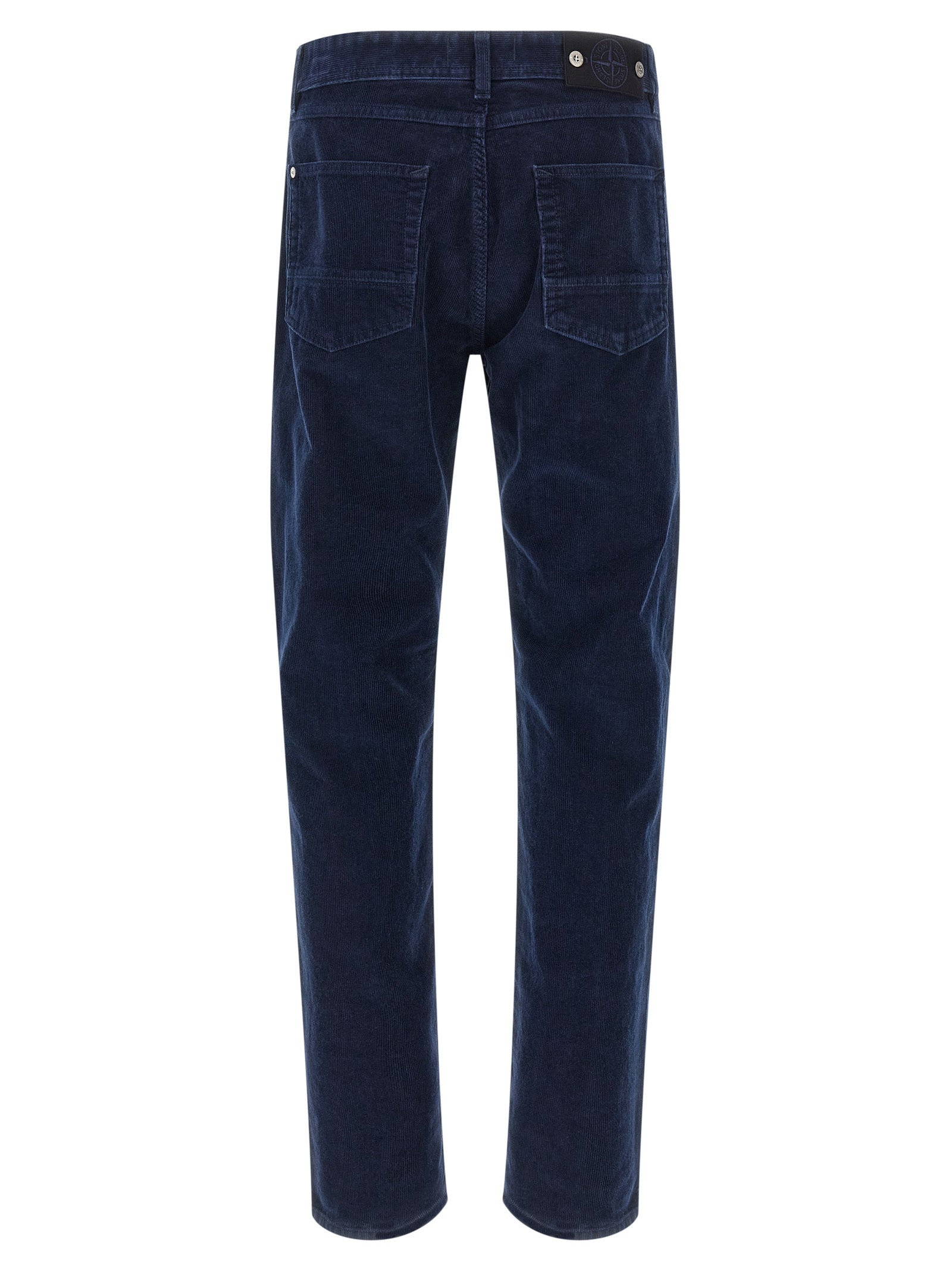 Blaue Baumwoll-Freizeithose