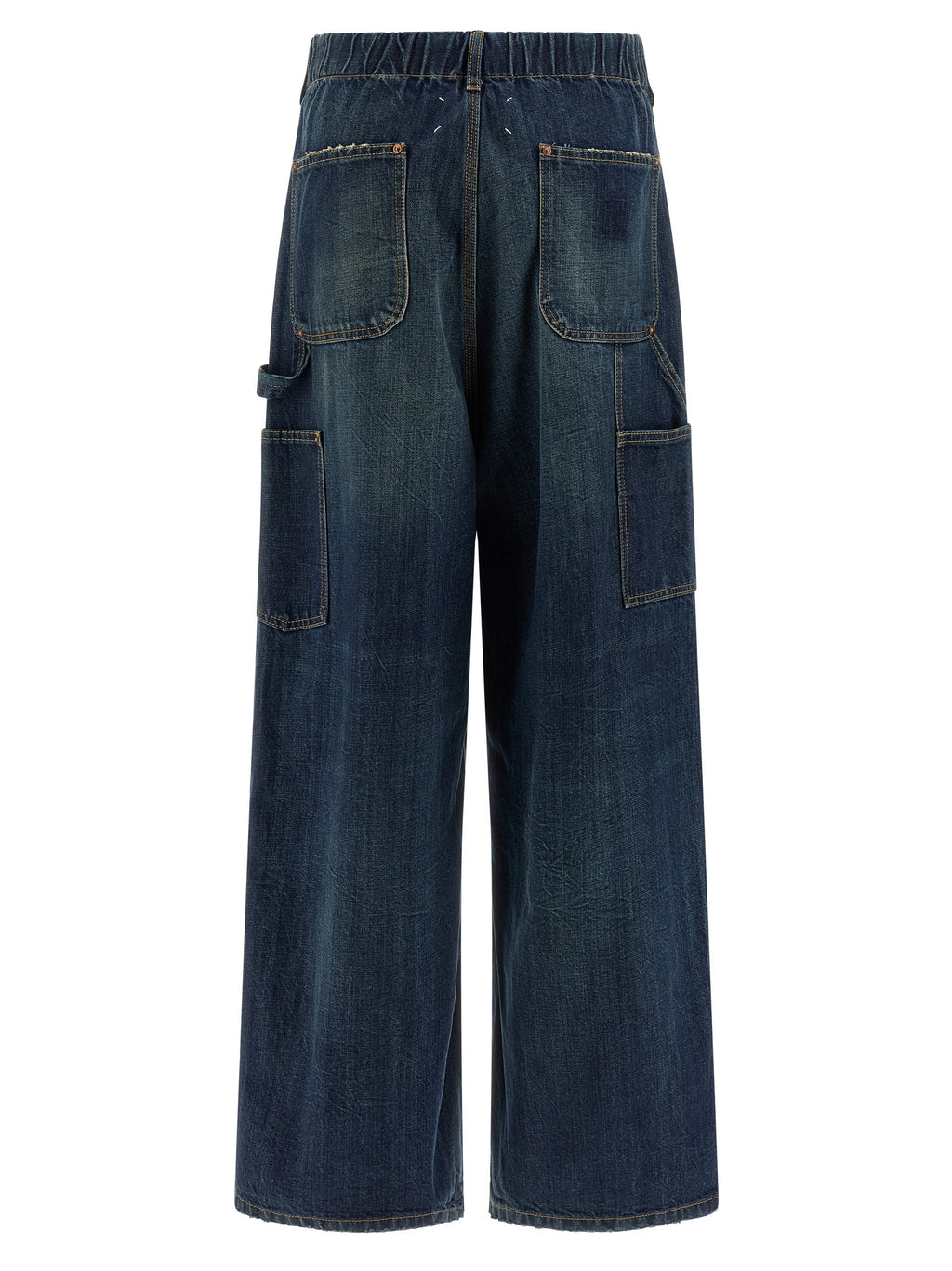 Blaue Baumwolljeans im Relaxed Fit