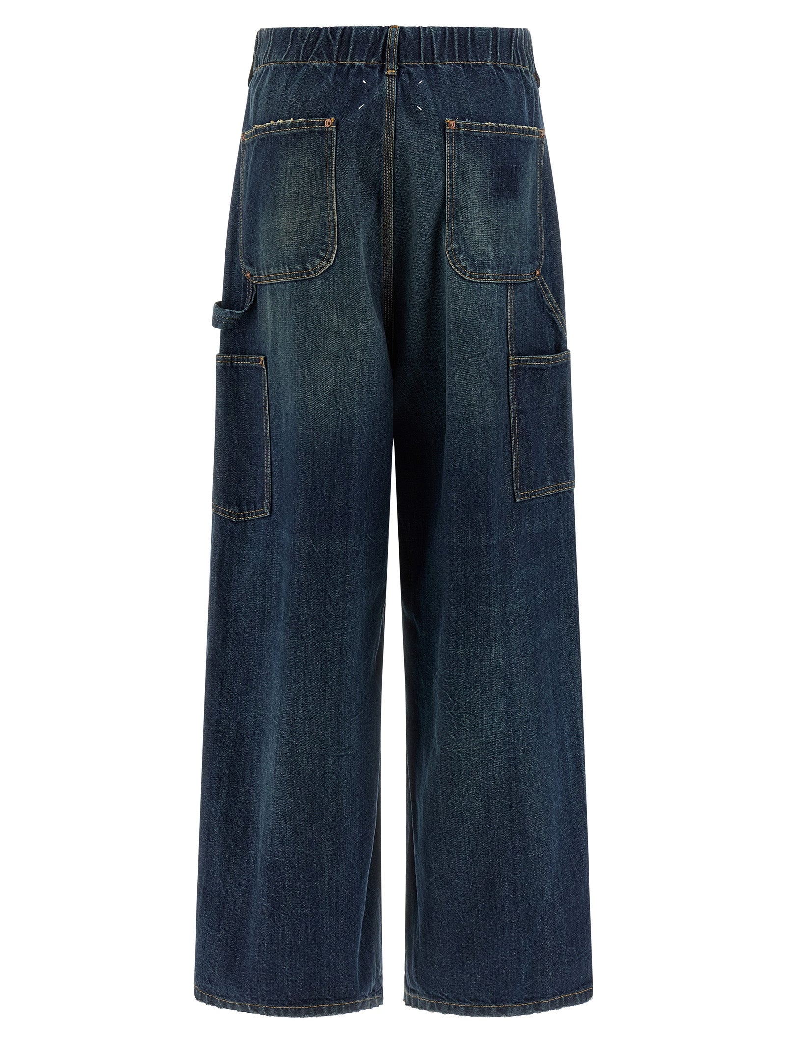 Blaue Baumwolljeans im Relaxed Fit