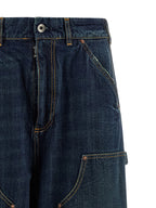 Blaue Baumwolljeans im Relaxed Fit