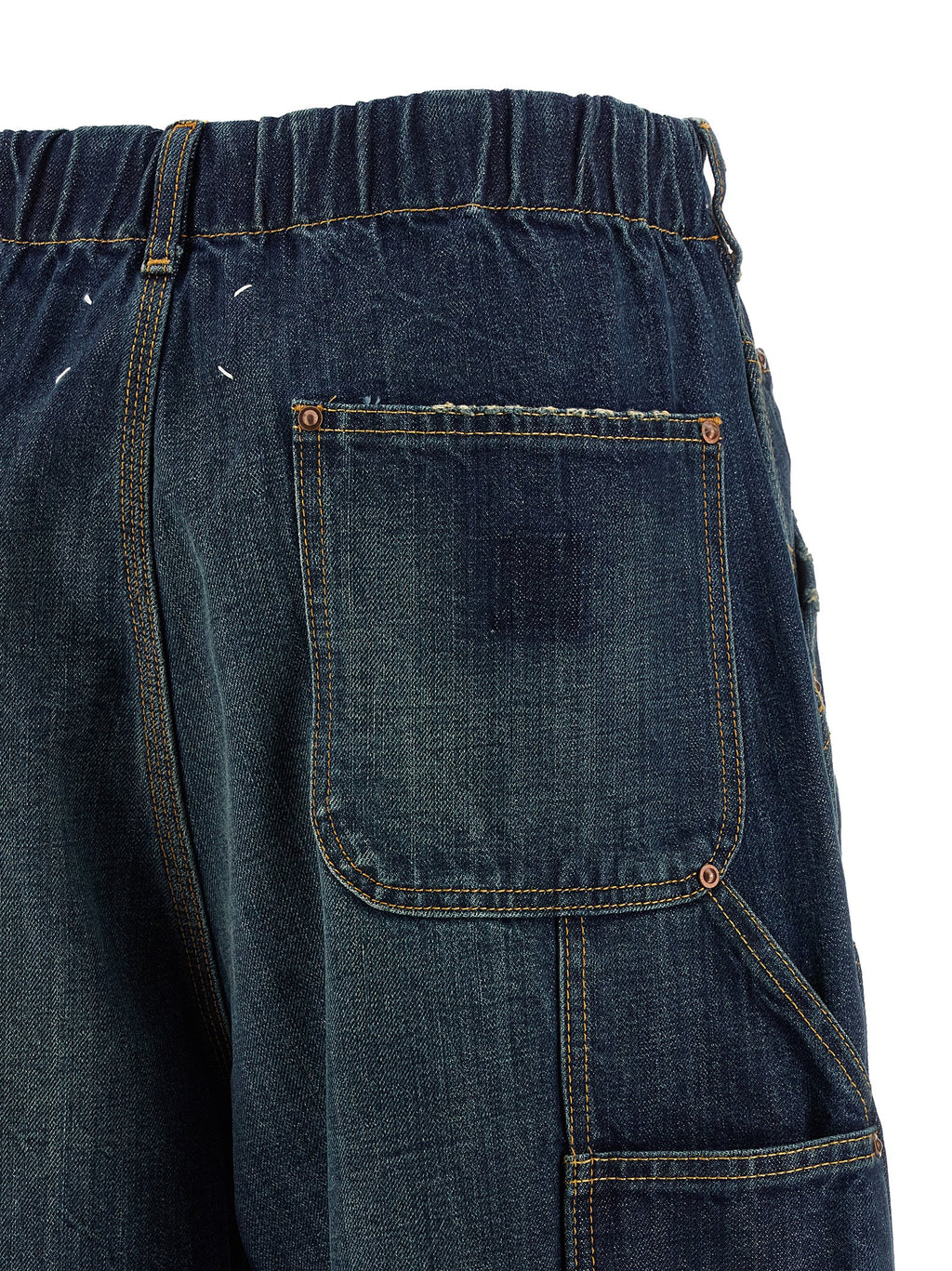 Blaue Baumwolljeans im Relaxed Fit