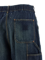 Blaue Baumwolljeans im Relaxed Fit
