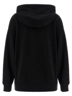 Schwarzer Baumwoll-Sweatshirt