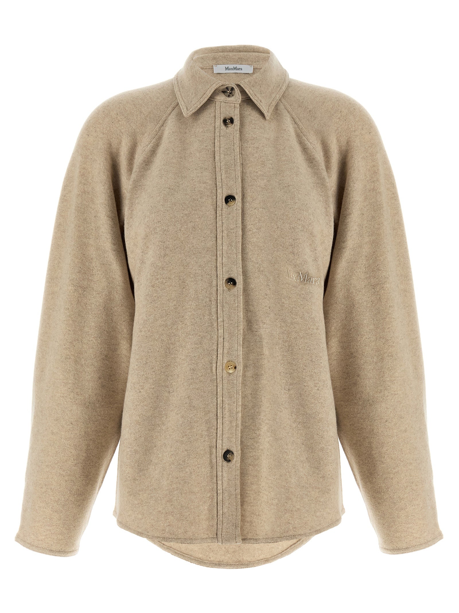 Beige Kaschmirbluse