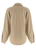 Beige Kaschmirbluse