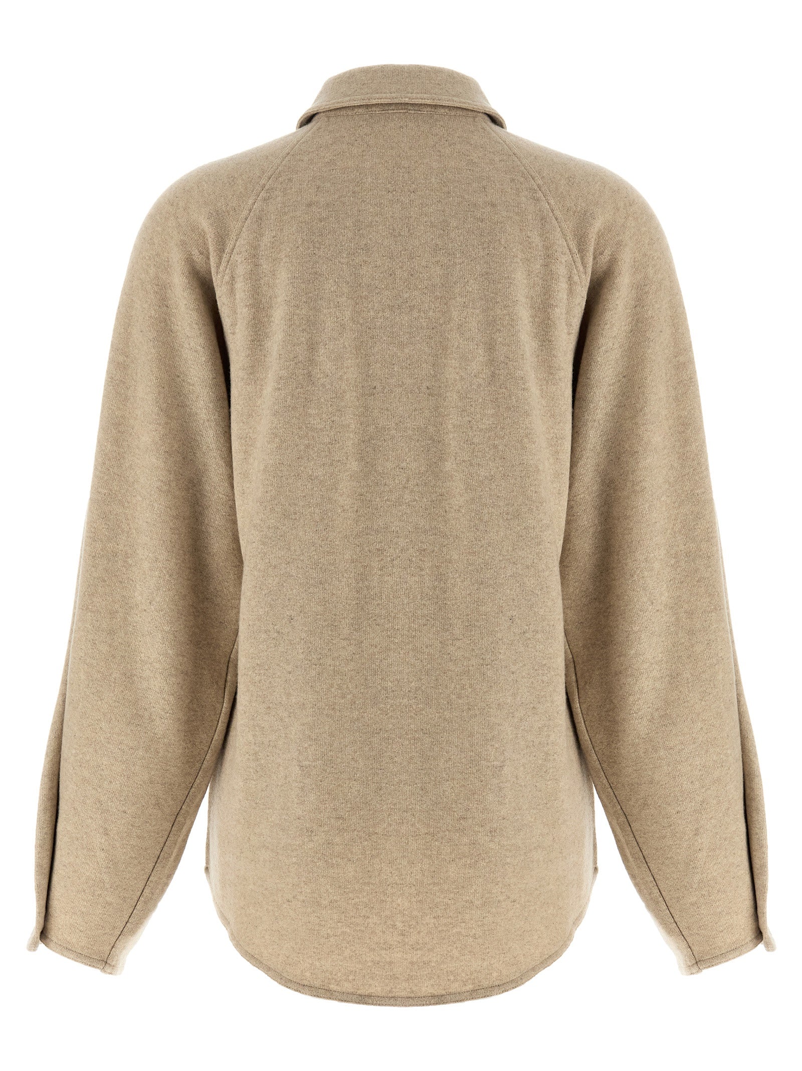 Beige Kaschmirbluse