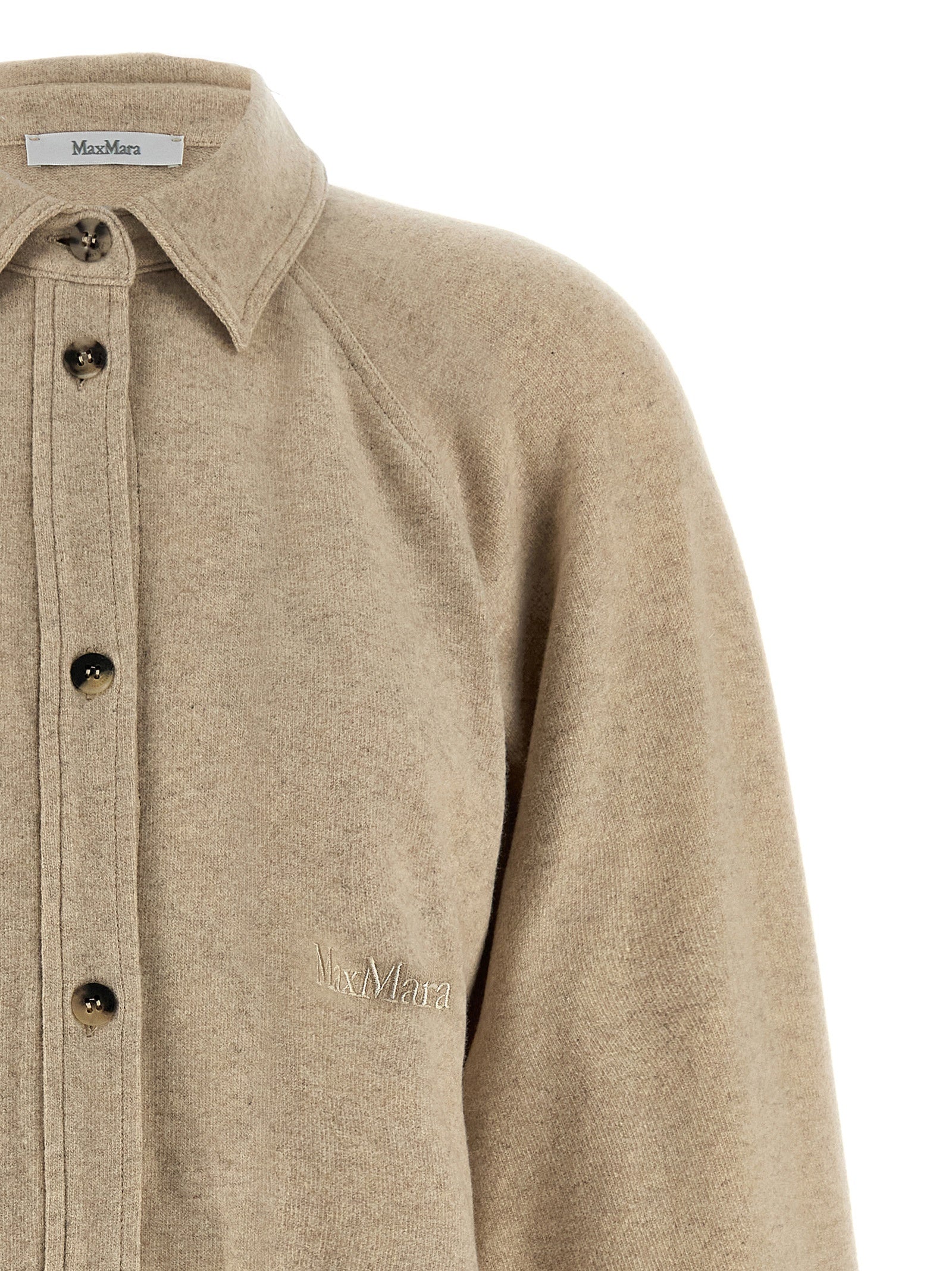 Beige Kaschmirbluse