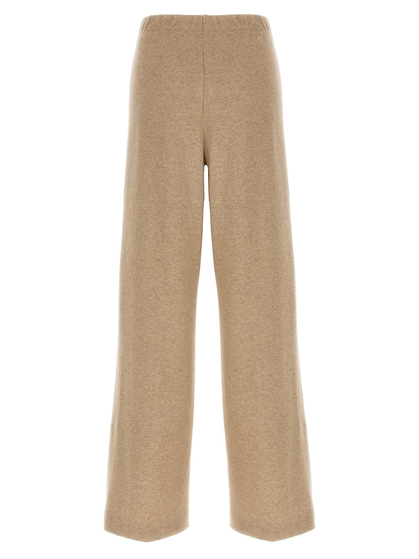 Beige Cashmere Casual Pants