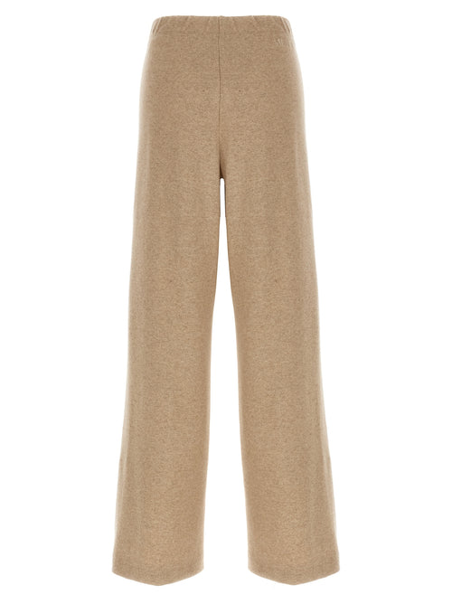 Beige Cashmere Casual Pants