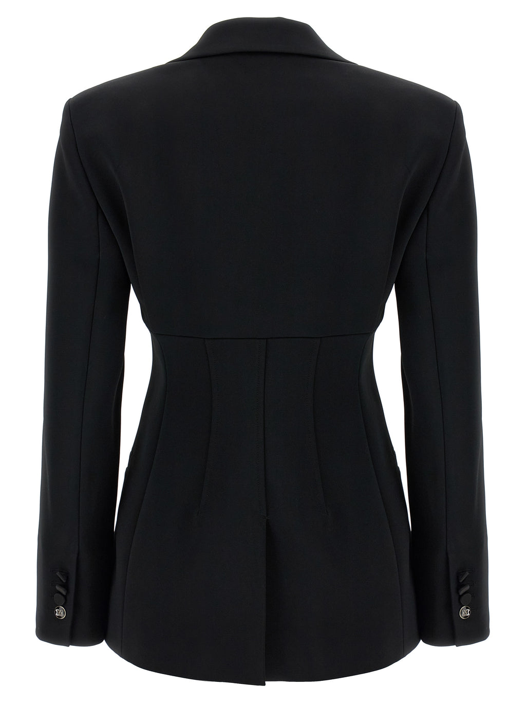 Schwarzer Blazer aus Viskose