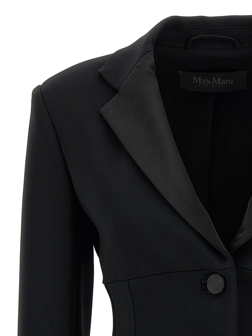 Schwarzer Blazer aus Viskose