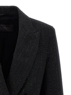 Schwarzer Blazer aus reiner Schurwolle