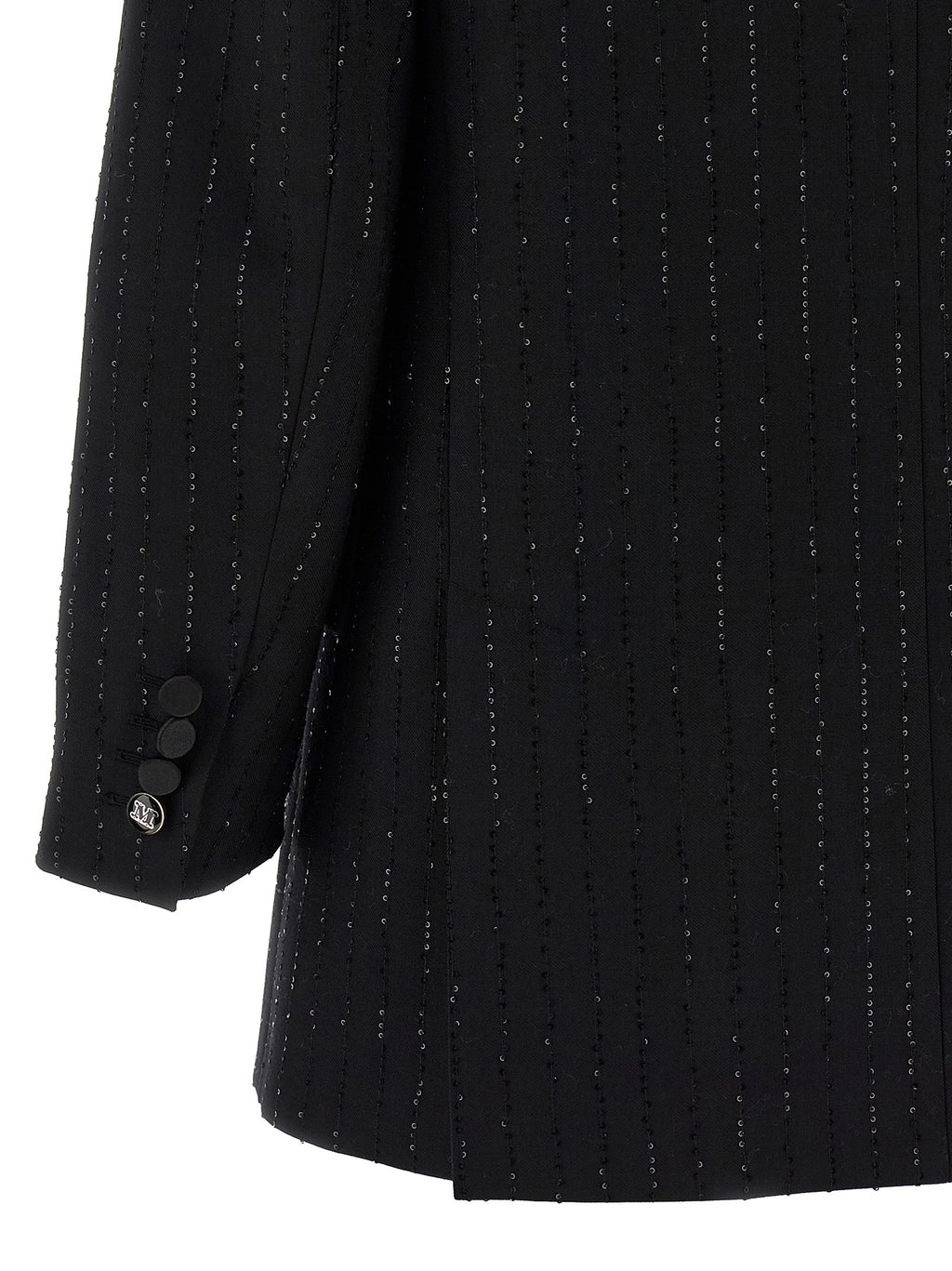 Schwarzer Blazer aus reiner Schurwolle