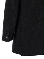 Schwarzer Blazer aus reiner Schurwolle