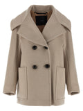 Beiger Kaschmir-Mantel Max Mara
