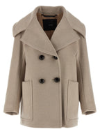 Beiger Kaschmir-Mantel Max Mara