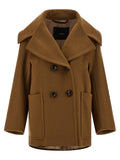 Brauner Kaschmir-Mantel Max Mara