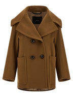 Brauner Kaschmir-Mantel Max Mara