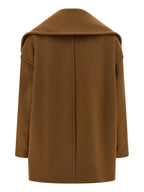 Brauner Kaschmir-Mantel Max Mara